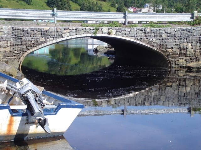 Corrosion-resistant structural plate culvert​ for saltwater