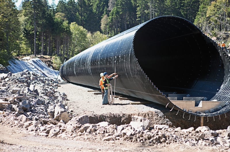 ​Bolt-A-Plate structural steel plat​e fish passage culvert with polymer coating