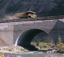 Super-Cor Structural Steel Plate in heavy haul road stream crossing overpass