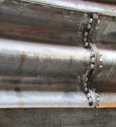 2-flange structural tunnel liner close up