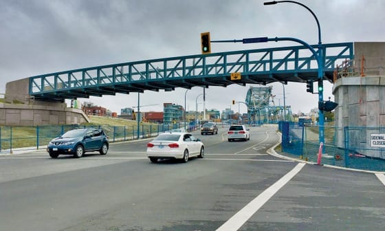 Pedestrian-truss-bridge-Victoria-BC
