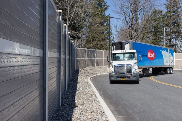 Highway-sound-barrier-with-Tuf-Barrier