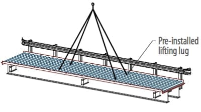 Steel-girder-bridge-typical-module-illustration