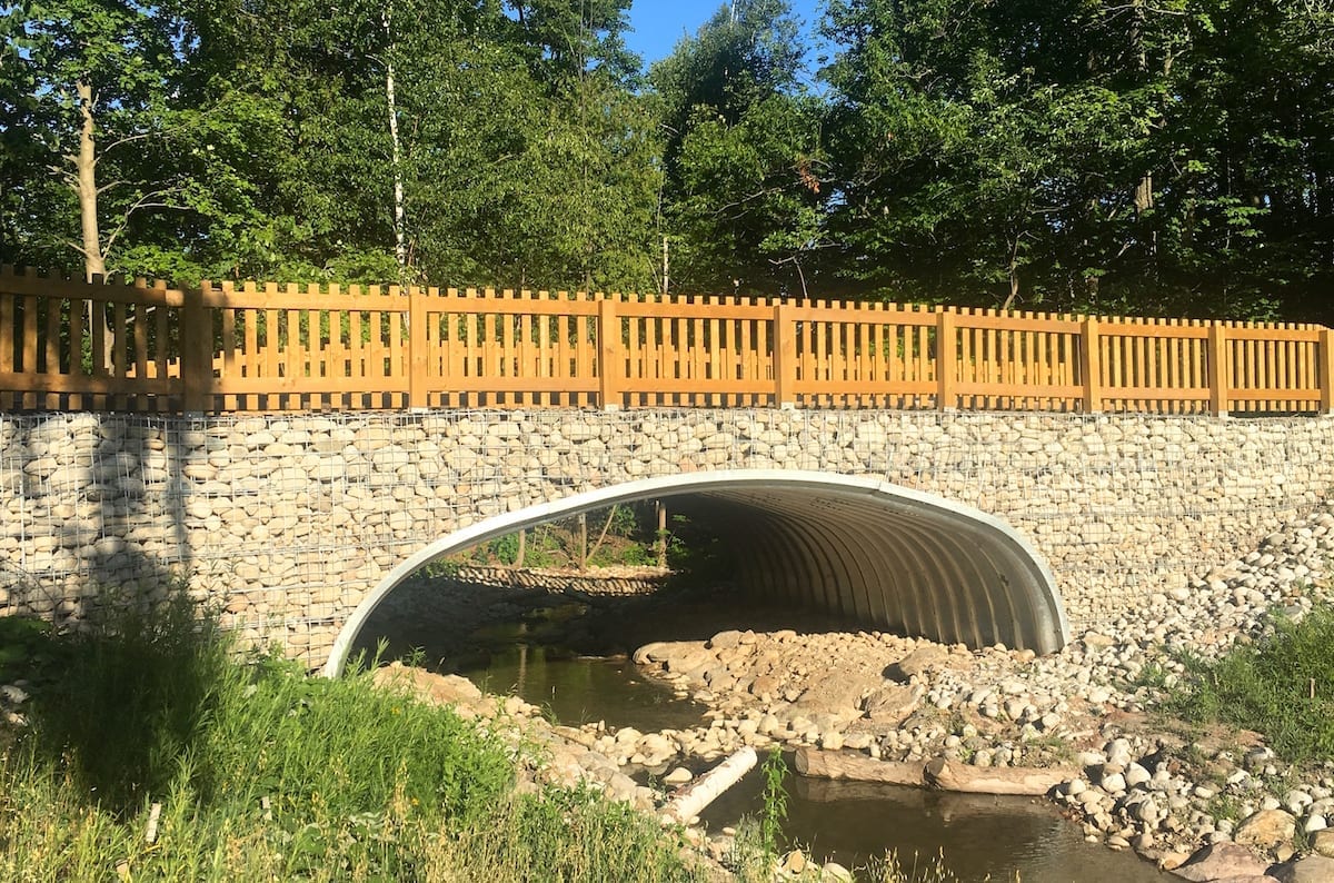 urban box culvert, super cor, pond crossing, urbanscape solutions