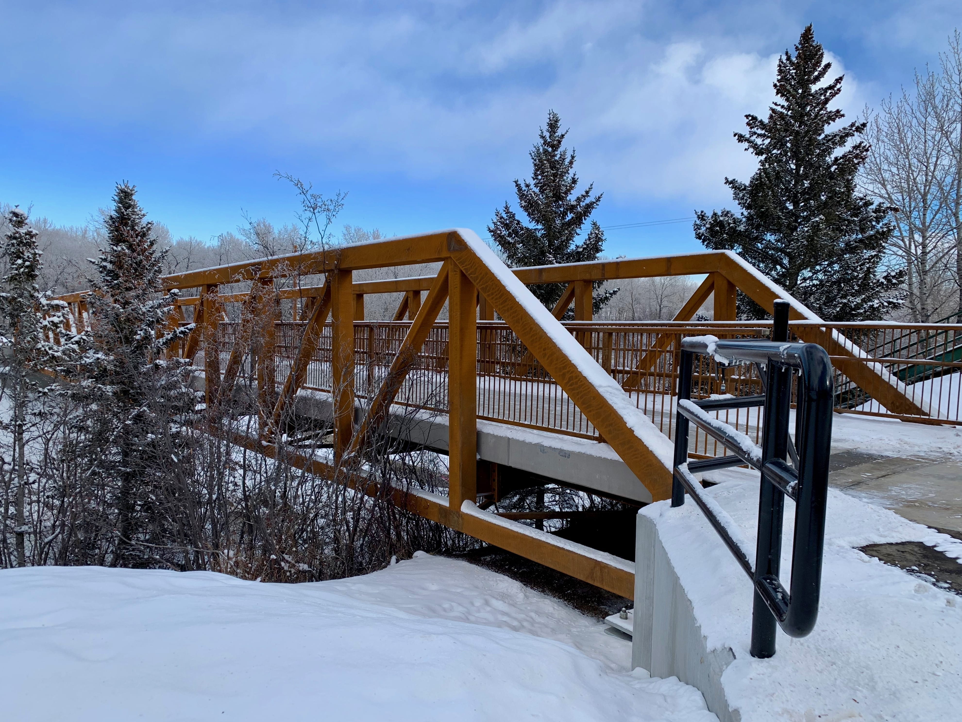 Okotoks pedestrian bridge