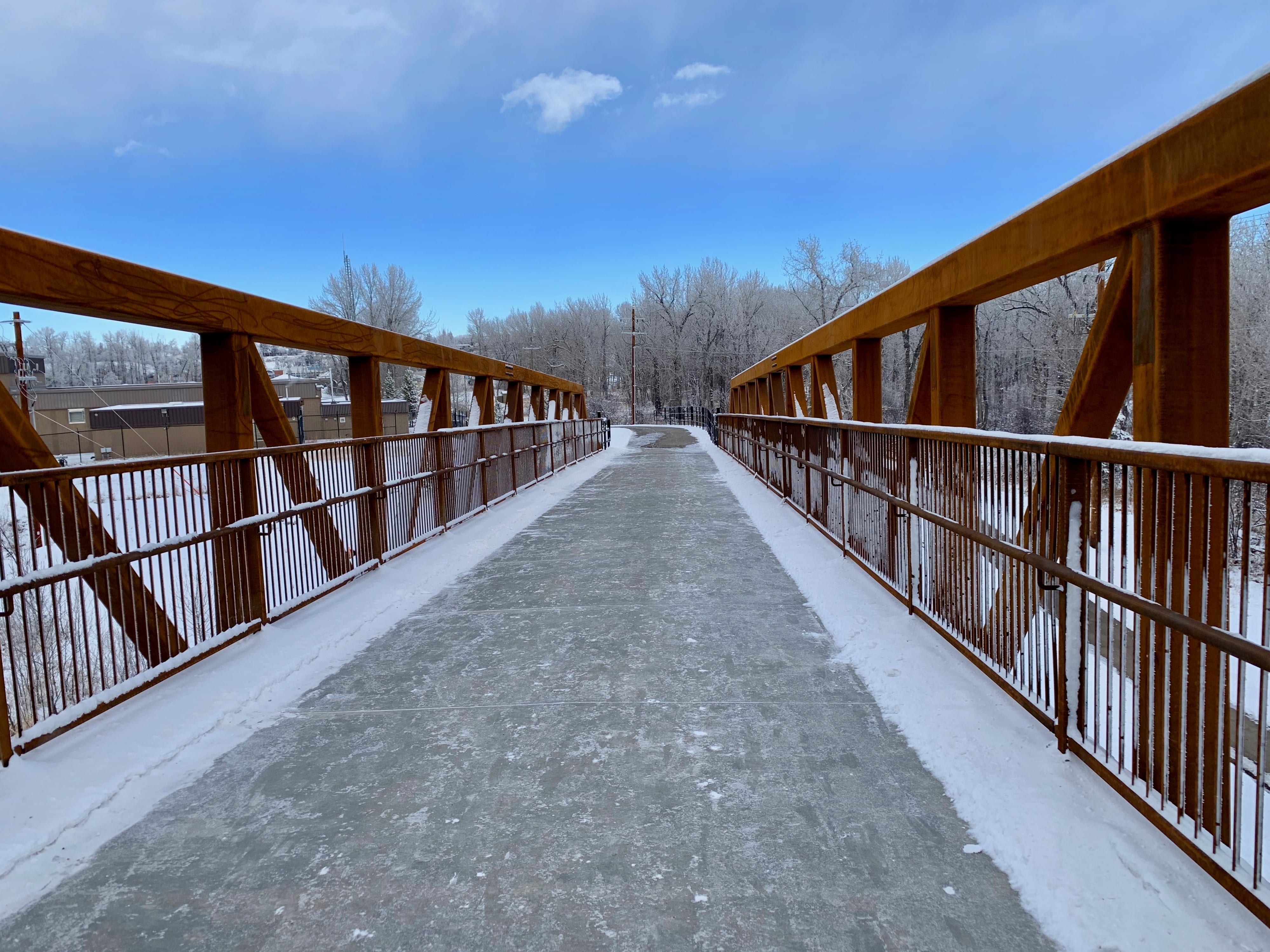 Okotoks pedestrian bridge