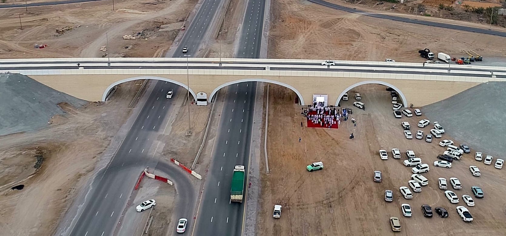 Shammal Bridge near Dubai, United Arab Emirates