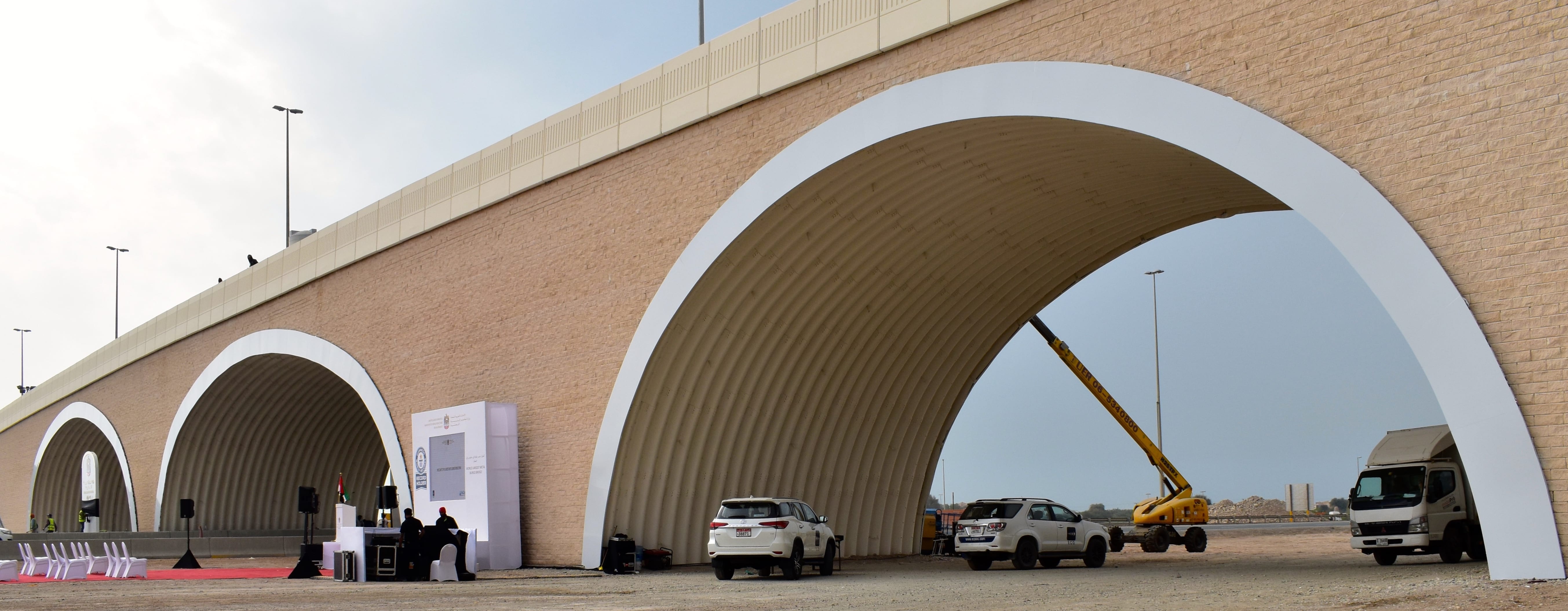 Shammal Bridge near Dubai, United Arab Emirates 