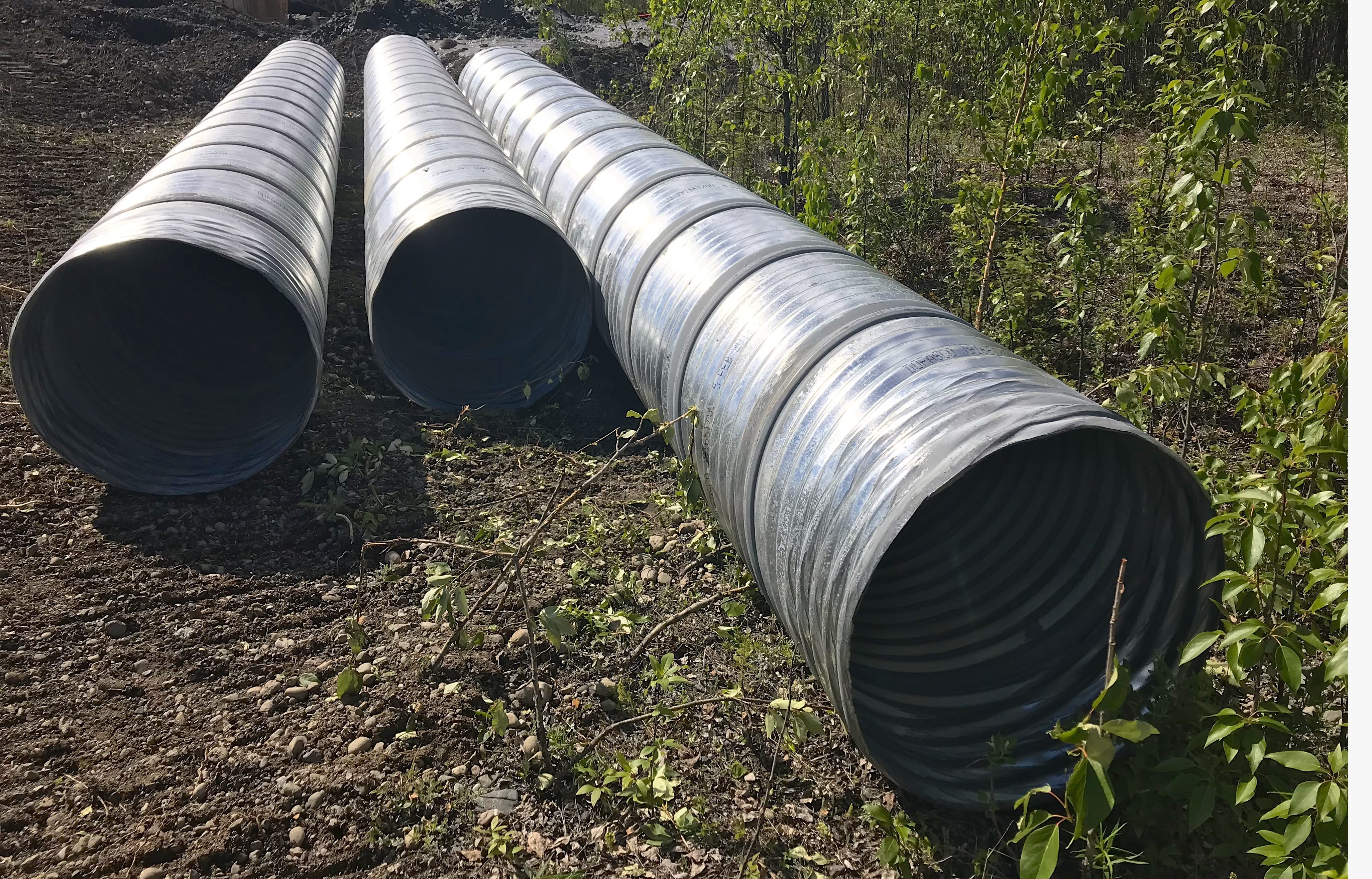 Welded Lockseam Corrugated Steel Pipe