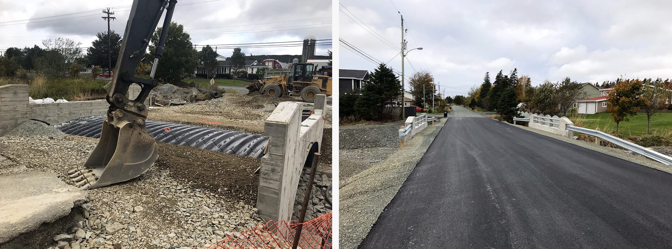 Backfilling and roadway surface of Super•Cor Box Culvert