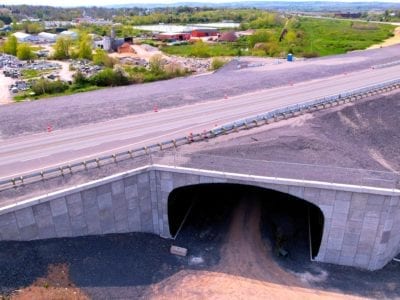 Completed Highway101 rail tunnel project