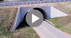 Super-Cor Arch Grade Separation, TCH at Baltic Road, PE