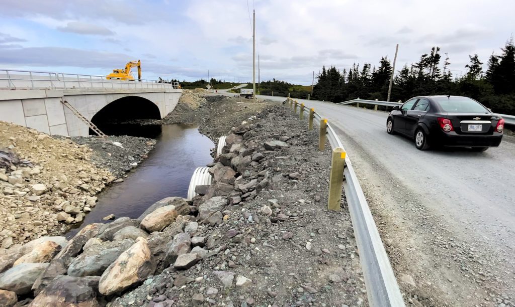 Wide view of Super-Cor Box Culvert bridge replacement