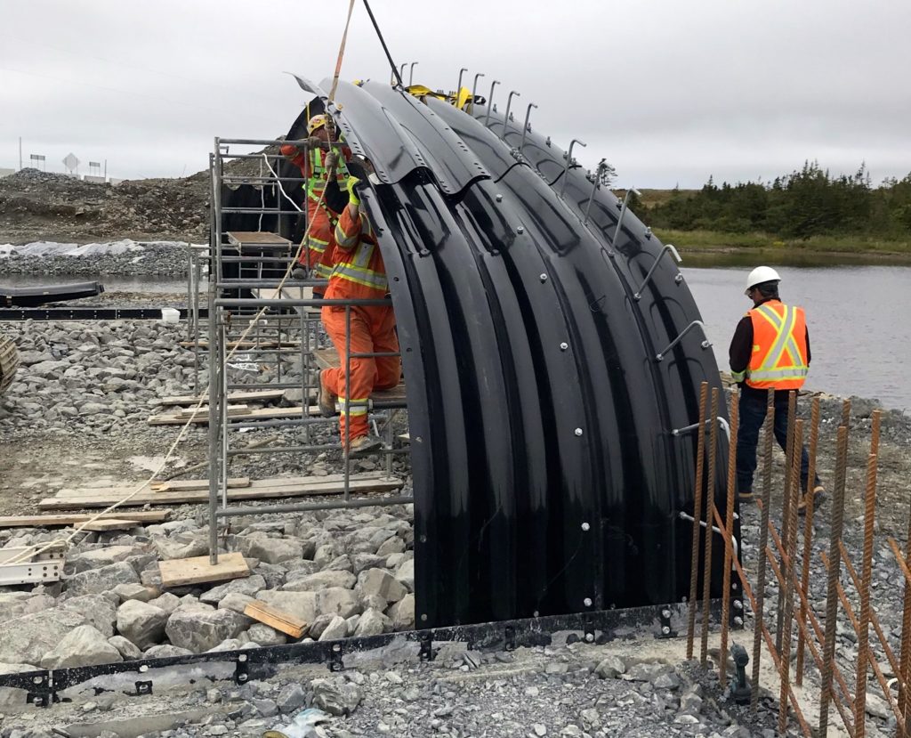 Second Box Culvert ring attached in sections