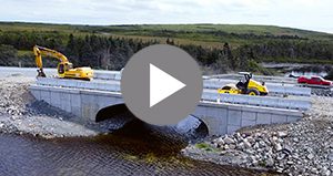 Super-Cor Box Culvert replacement bridge, Mutton Bay, NL
