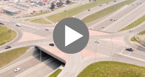 MSE Retaining Walls support Calgary's TCH/Bowfort Interchange
