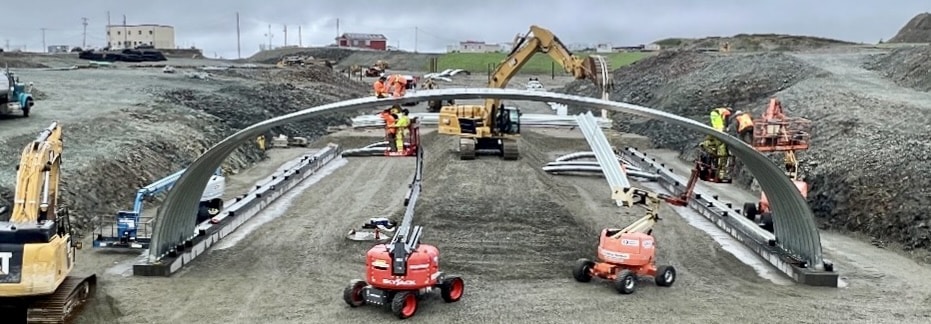 Assembly of Ultra-Cor underpass at-St. John’s, NL