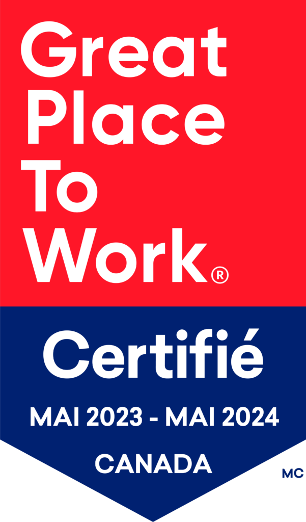 Great Place to Work® Certified logo-French