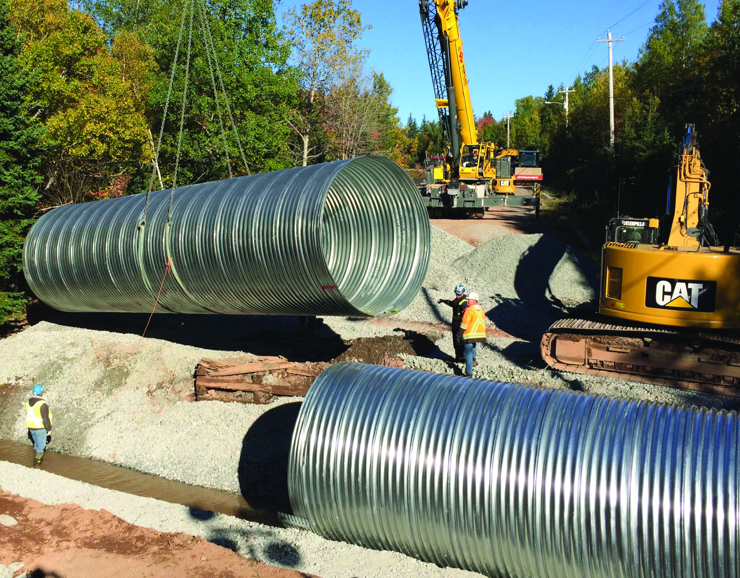 Rapid response emergency culverts replacement 