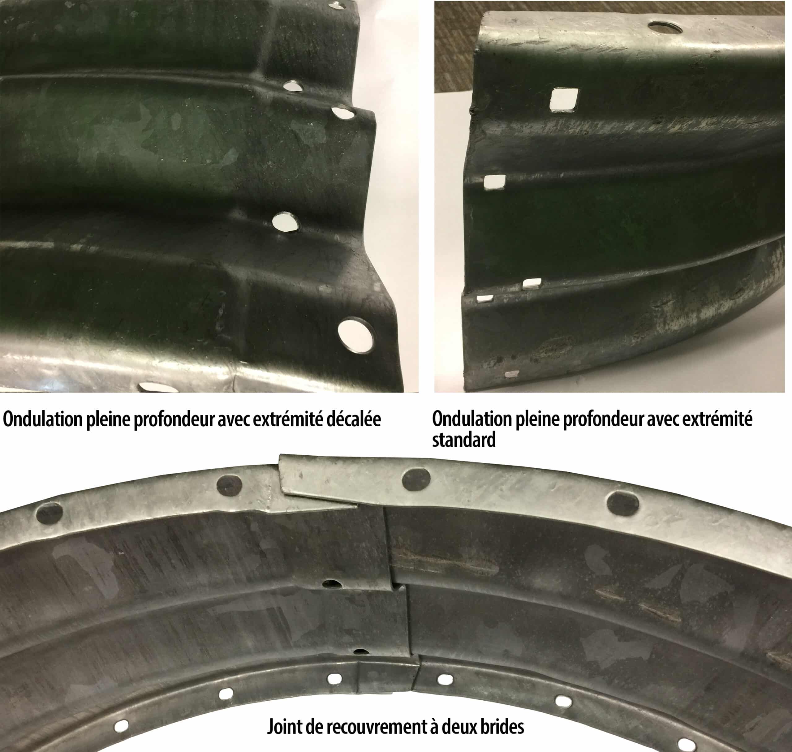 Detail images of Two-Flange Corrugated Steel Liner Plate-French