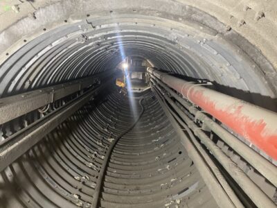 Image of Two-Flange Tunnel Liner Plate installed