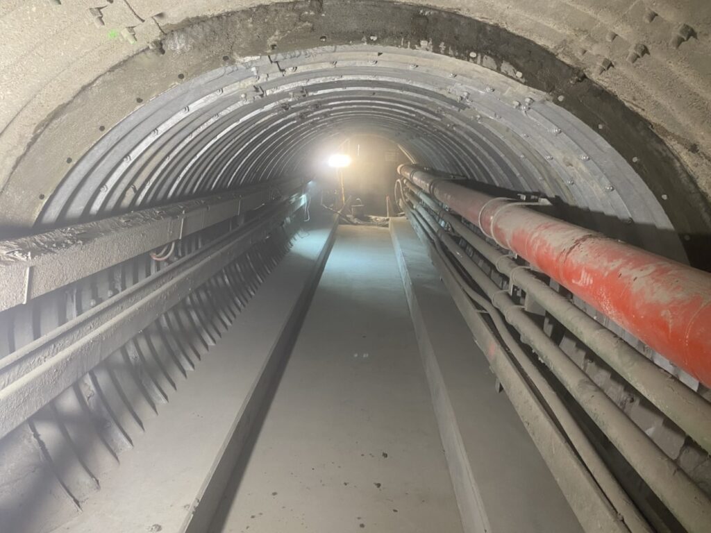 Image of Two-Flange Tunnel Liner Plate installed