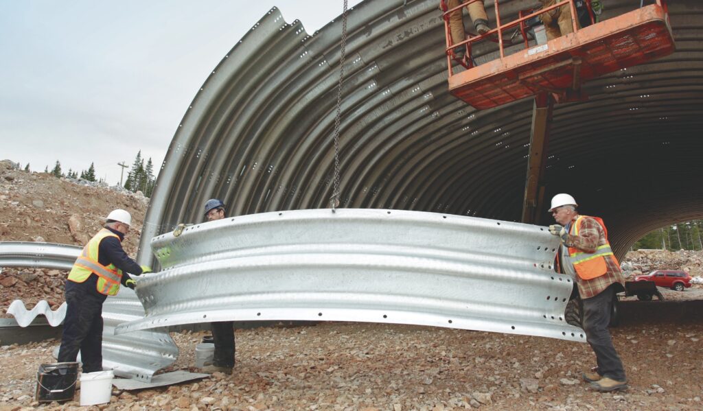 Ultra-Cor buried metal bridge assembly