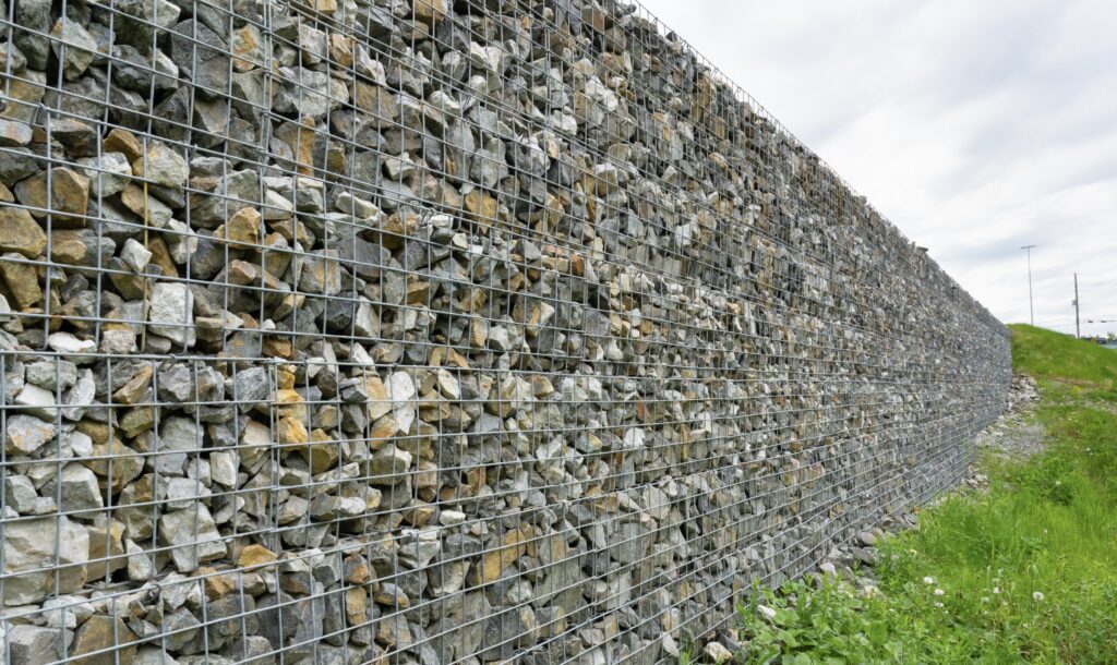 Wire Wall retaining wall